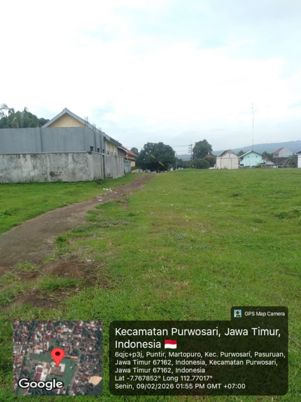 foto posisi tengah perumahan PESONA AS SIDDIQ