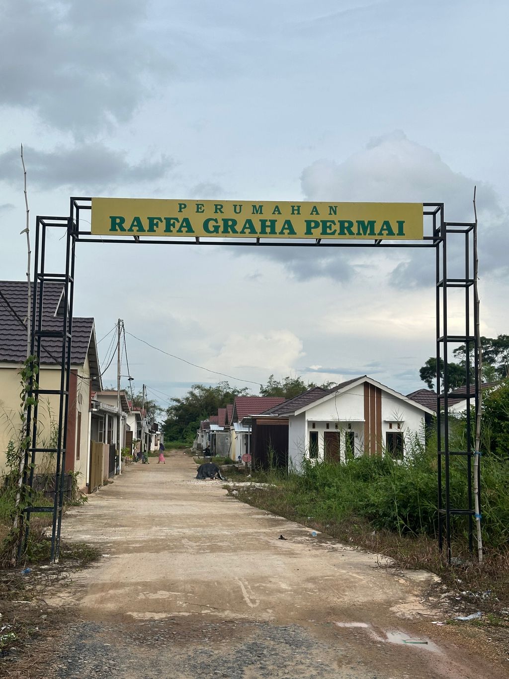 foto gerbang perumahan BAITUN SHOPIA 4 TAHAP 2