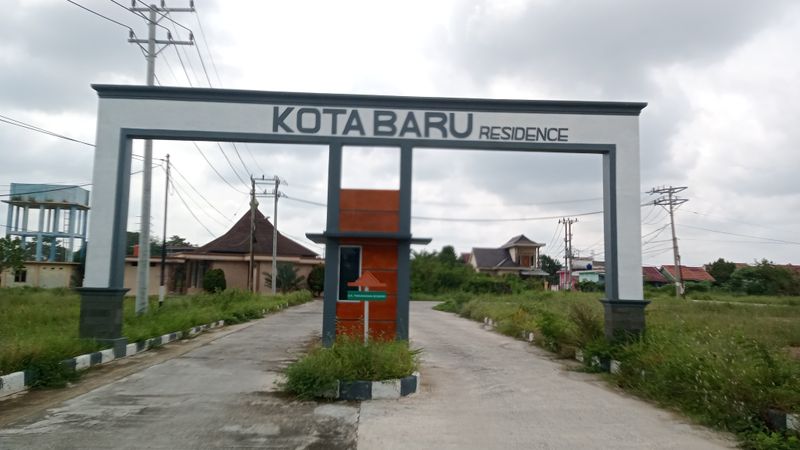 foto gerbang perumahan KOTA BARU RESIDENCE
