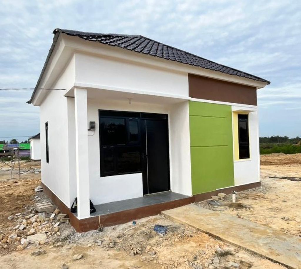foto tampak rumah tipe 36 perumahan PERUMAHAN PERMATA HIJAU RESIDENCE