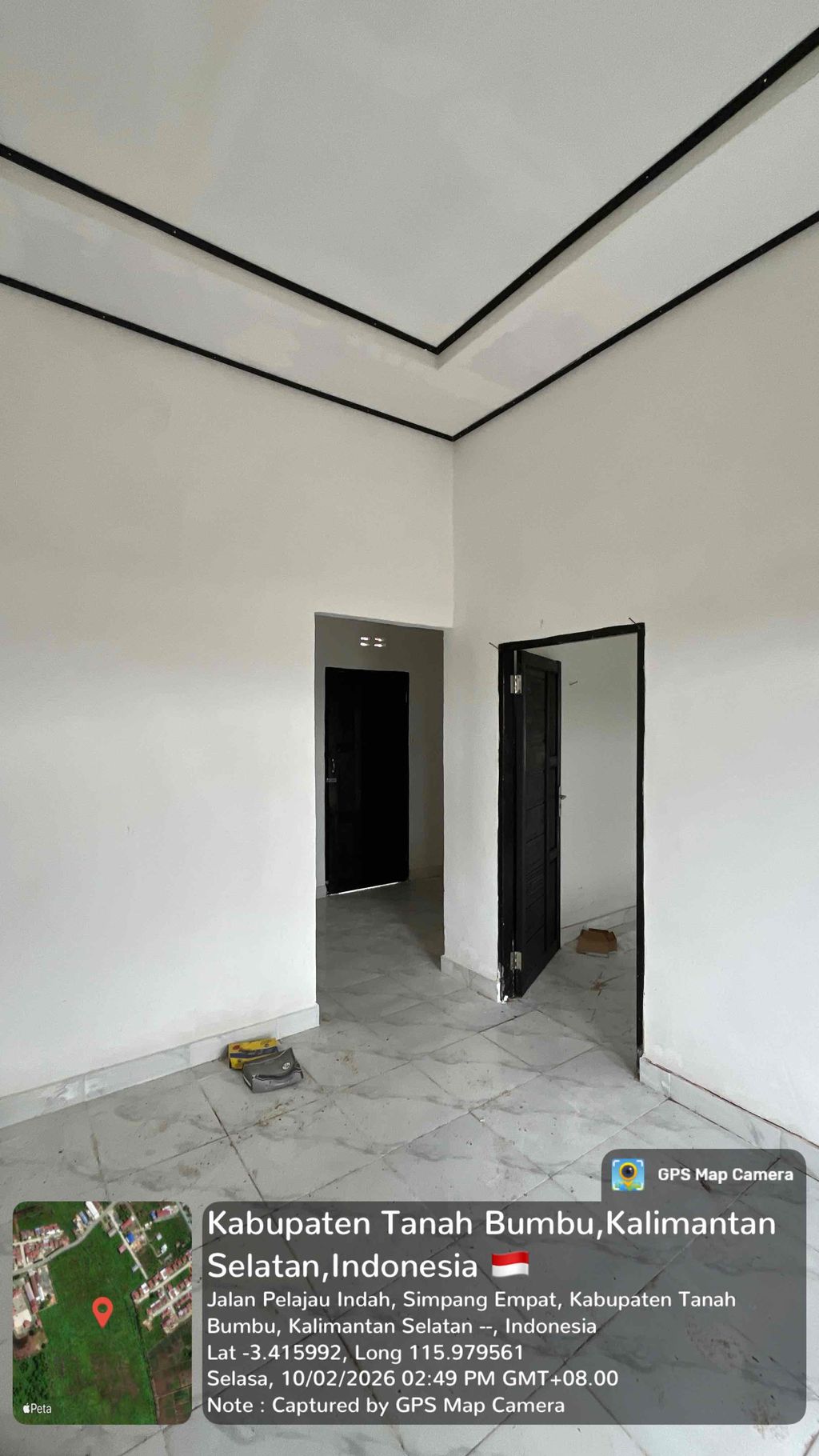 foto denah rumah tipe 36 perumahan PLAJAU INDAH RESIDENCE