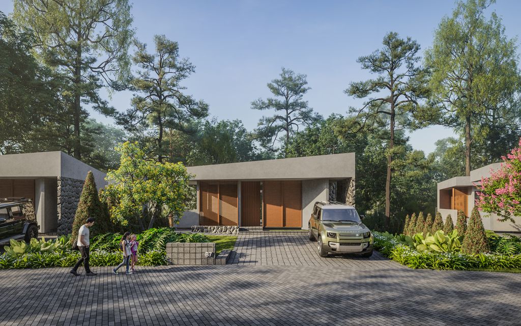 foto tampak rumah tipe RAKA perumahan Panarama Residential Resort