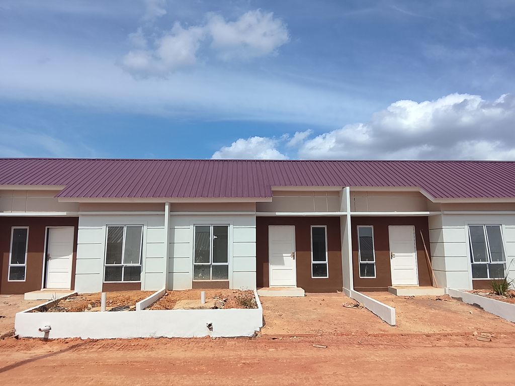 foto tampak rumah tipe 32 perumahan PERUMAHAN GRIYA LAGUNA MAS 2