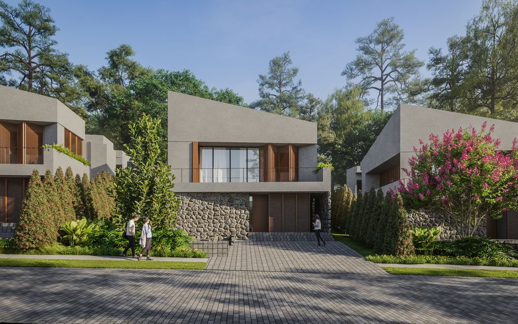 foto tampak rumah tipe KAMA perumahan Panarama Residential Resort