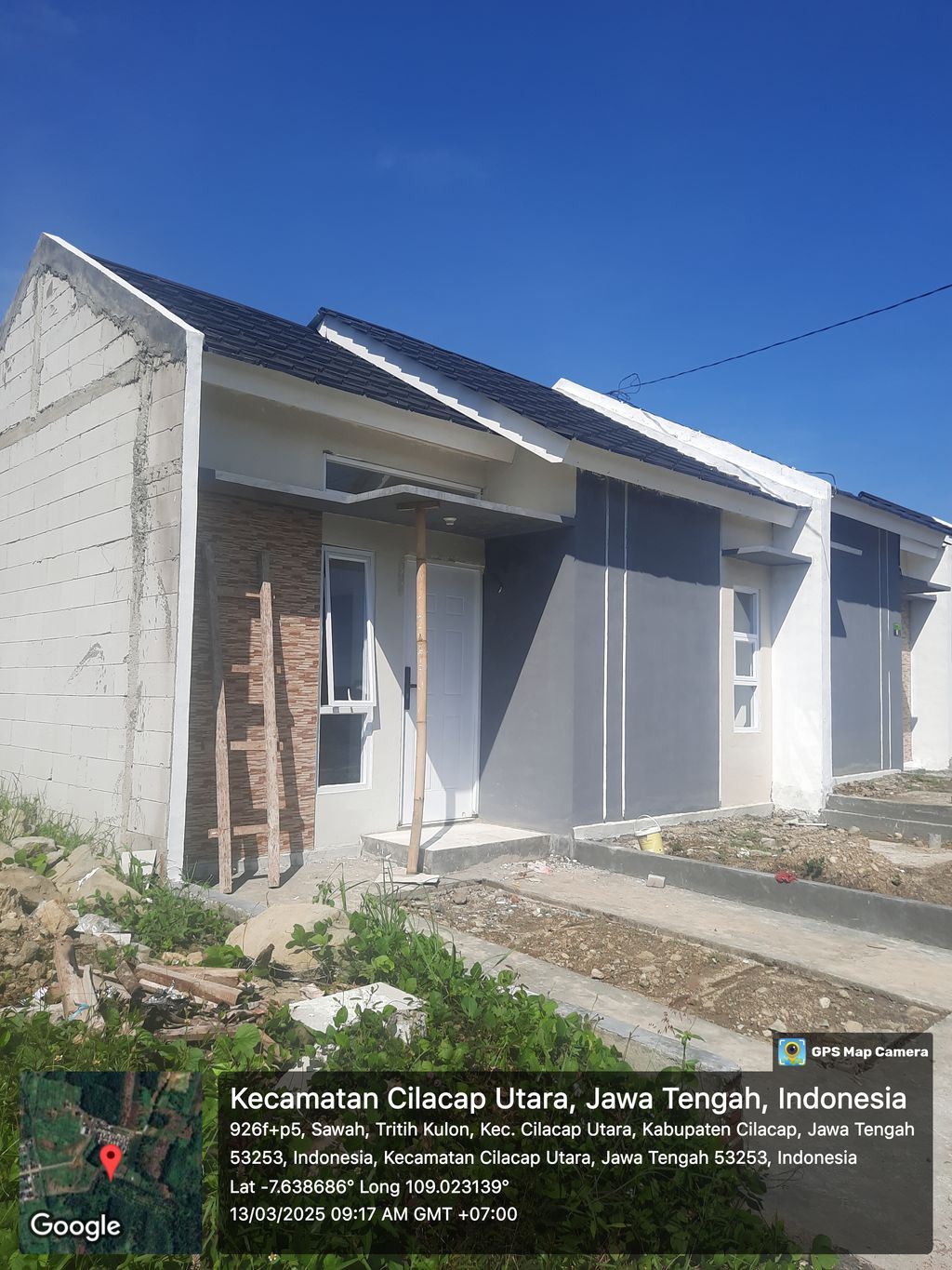 foto tampak rumah tipe 31/60 E2.8 perumahan TRITIH GOLF RESIDENCE TAHAP 2