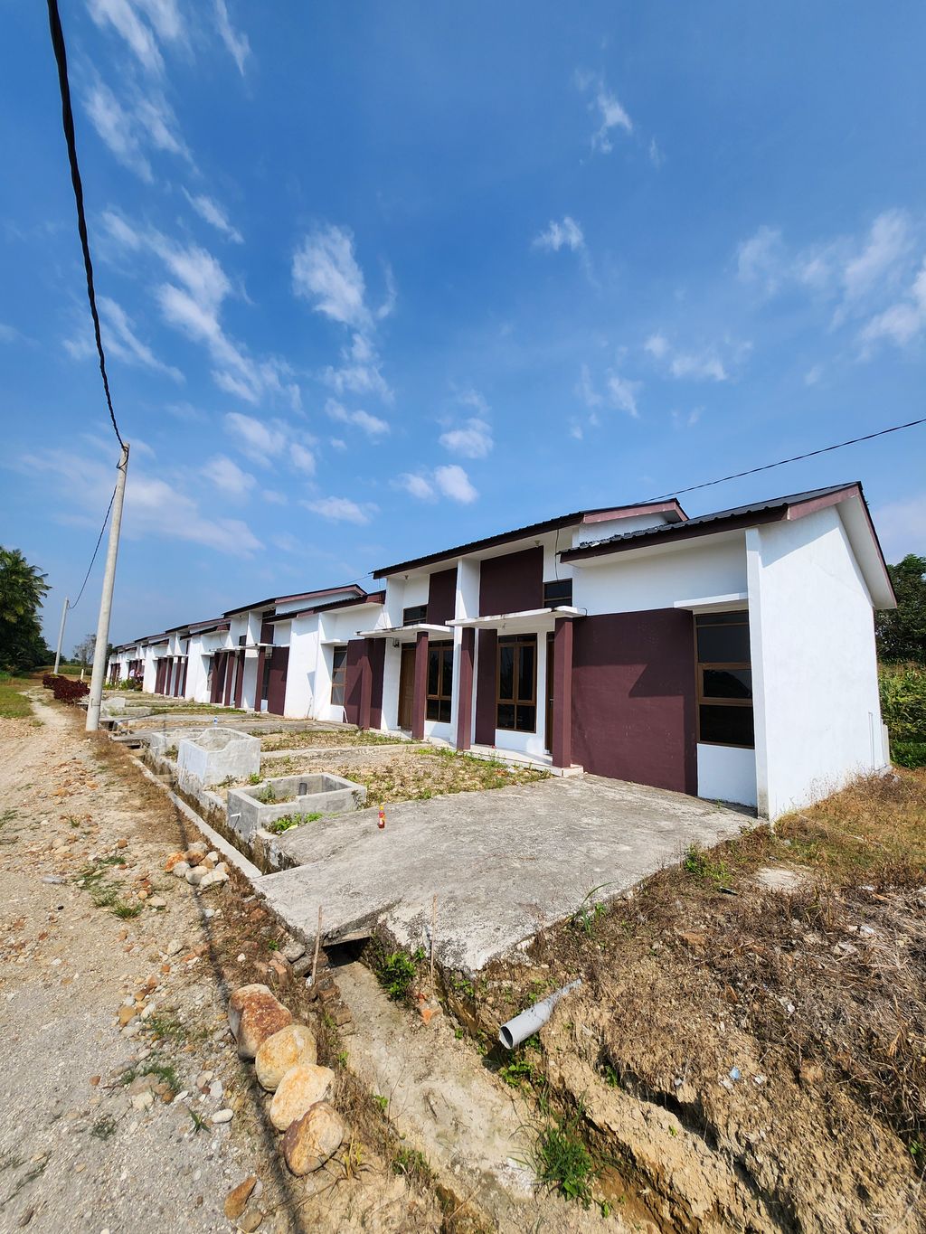 foto posisi tengah perumahan TELAGA SARI RESIDENCE TAHAP II