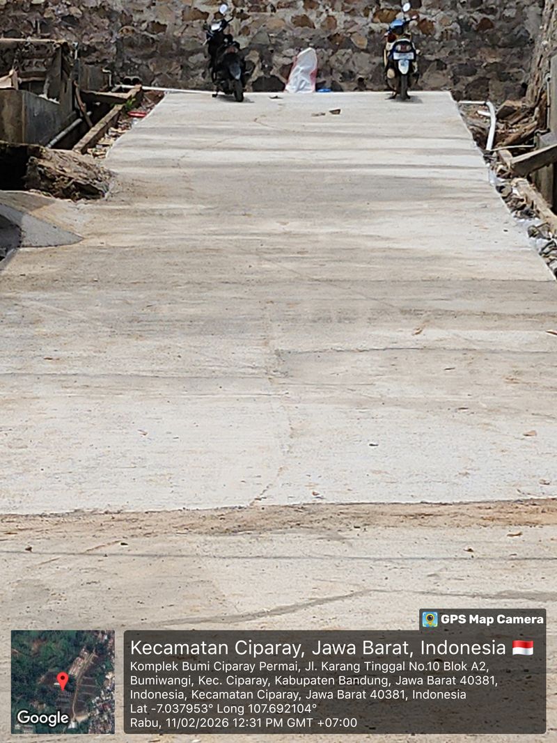 foto posisi tengah perumahan GREEN HILL VILLAGE