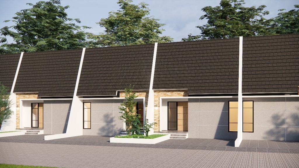 foto tampak rumah tipe KOMERSIL 90 perumahan PERUMAHAN KOTAKITA