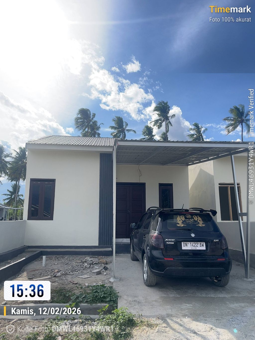 foto tampak rumah tipe 36 perumahan MLP BLOK L TAHAP II