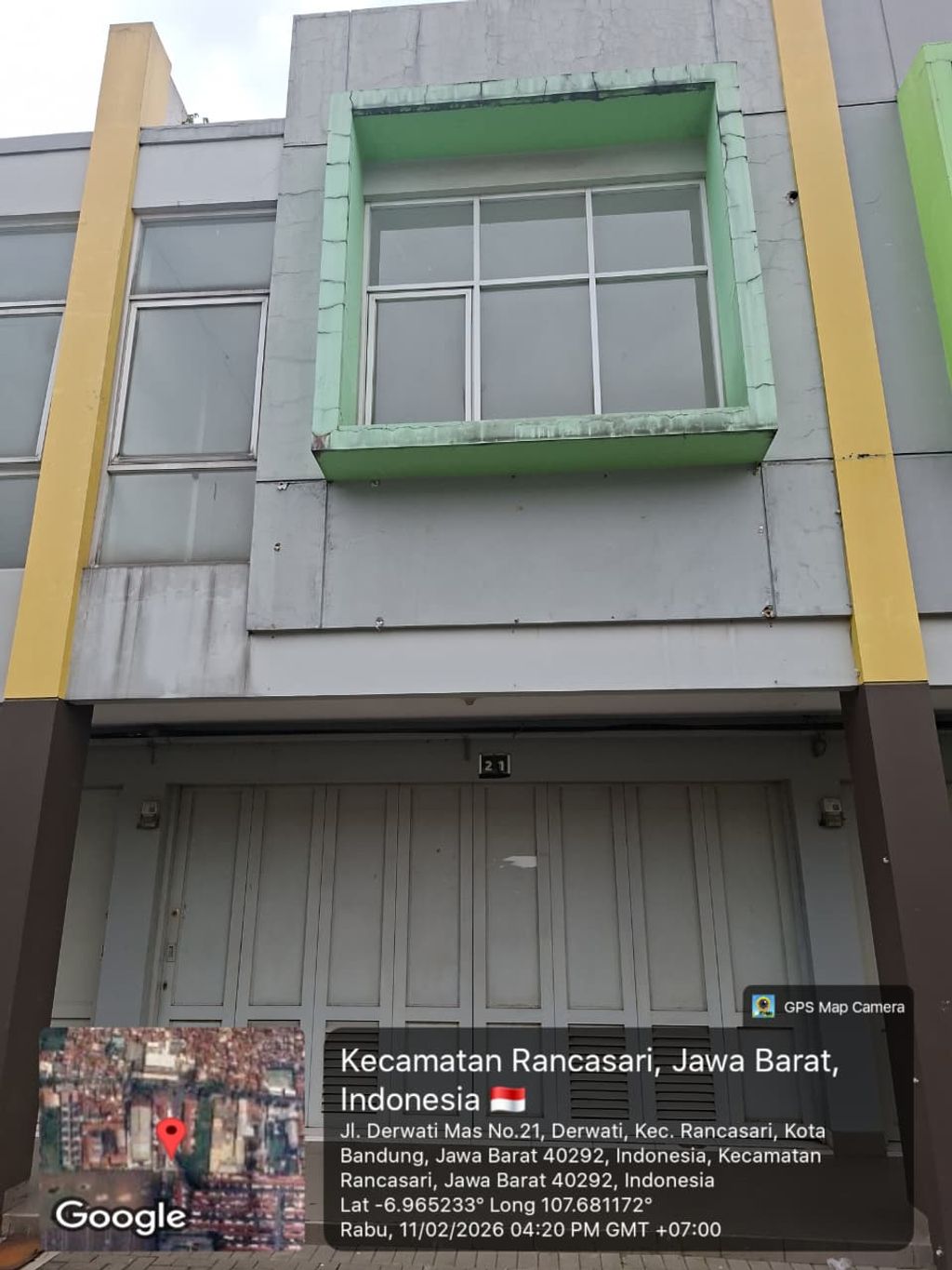 foto tampak rumah tipe 101/118 perumahan DERWATI MAS