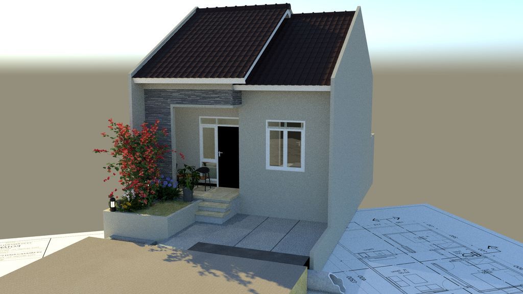 foto tampak rumah tipe KOMERSIL OLD perumahan PERUMAHAN KOTAKITA