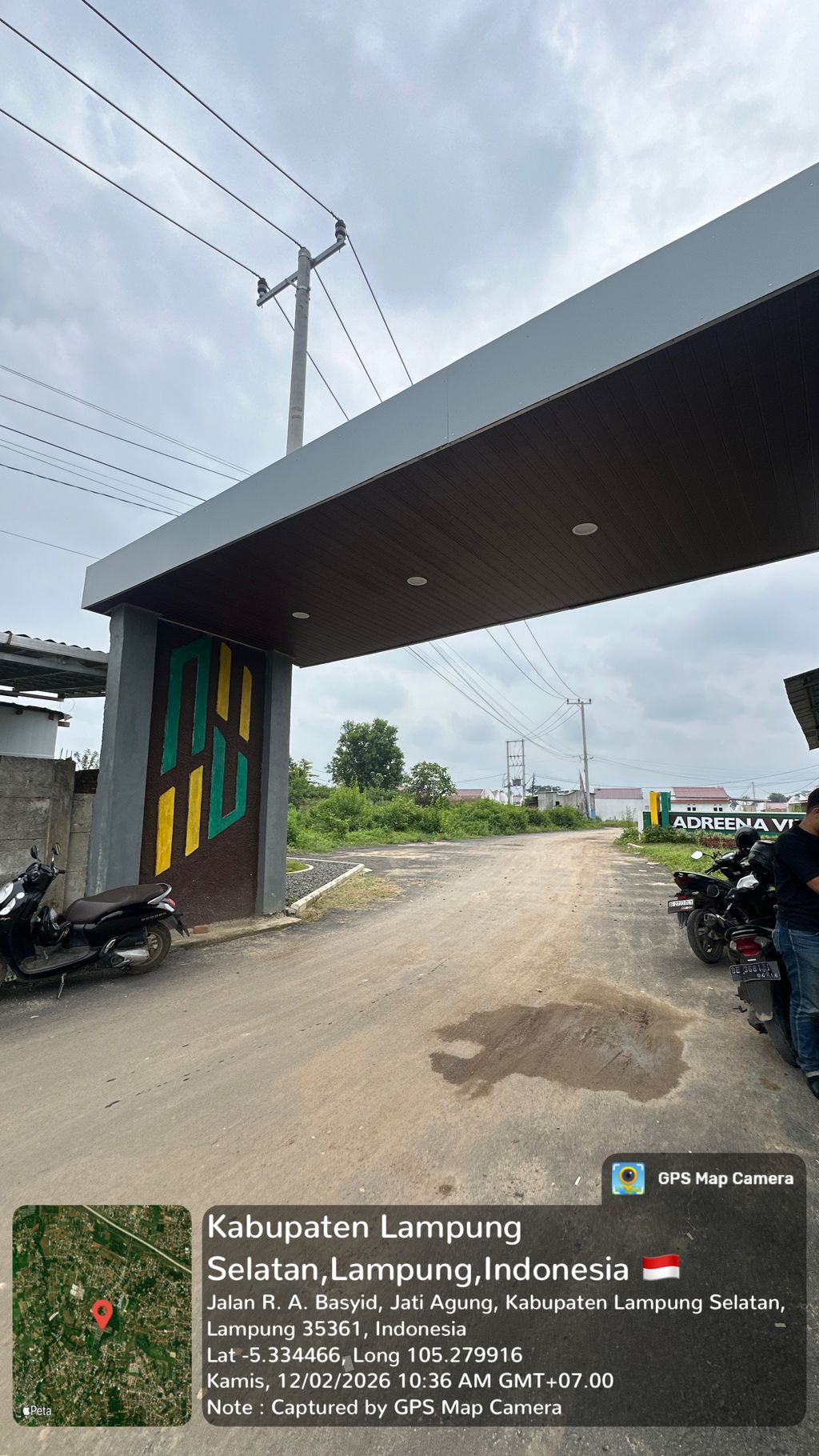 foto gerbang perumahan ADREENA VILLAGE 2