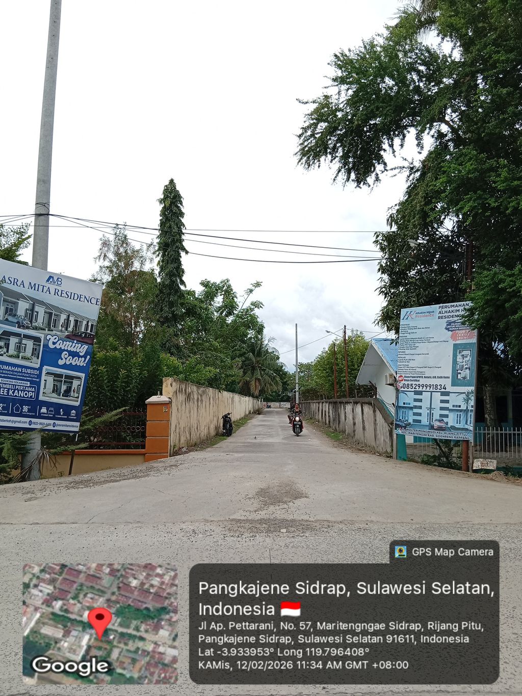 foto gerbang perumahan ASRA MITA RESIDENCE