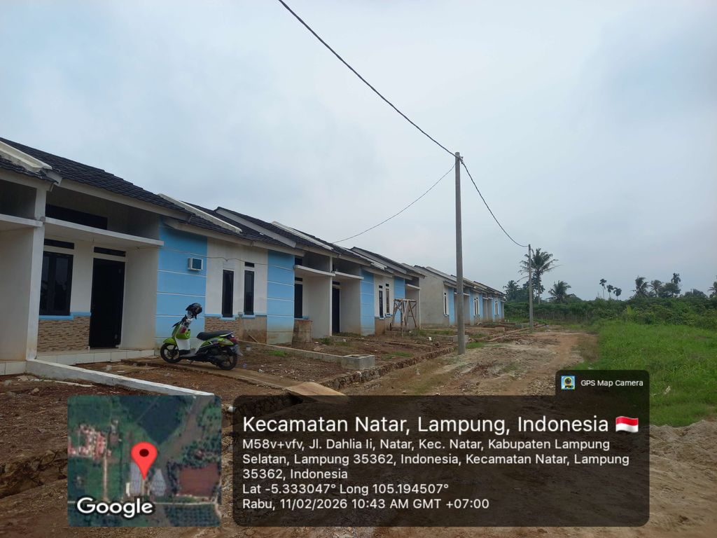 foto tampak rumah tipe SUBSIDI perumahan DAHLIA RESIDENCE