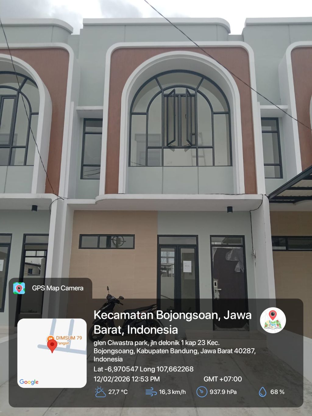 foto tampak rumah tipe 50 (Compact 3 Kamar HC) (533) perumahan G-Land Ciwastra Park 2