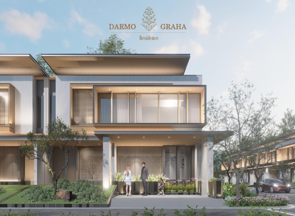 foto tampak rumah tipe ARTERA perumahan DARMO GRAHA RESIDENCE (TAHAP 1)