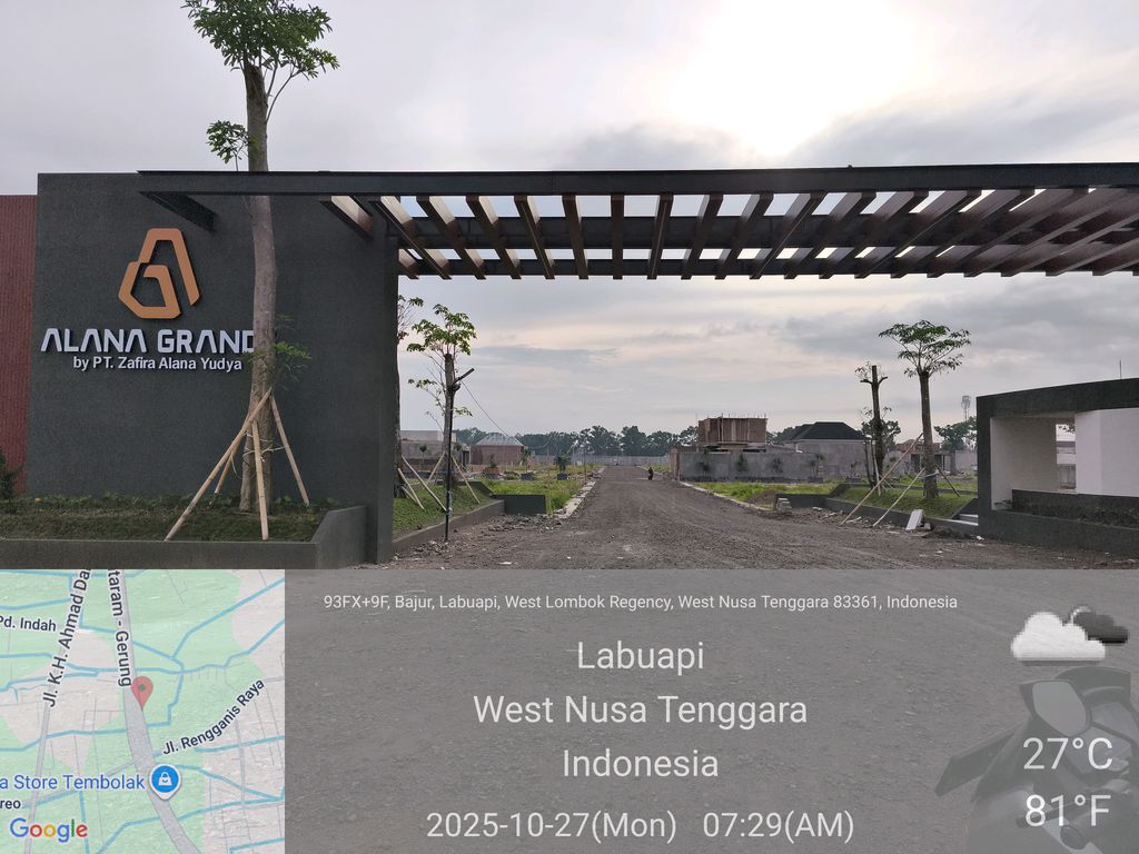 foto gerbang perumahan ALANA GRANDE Tahap I