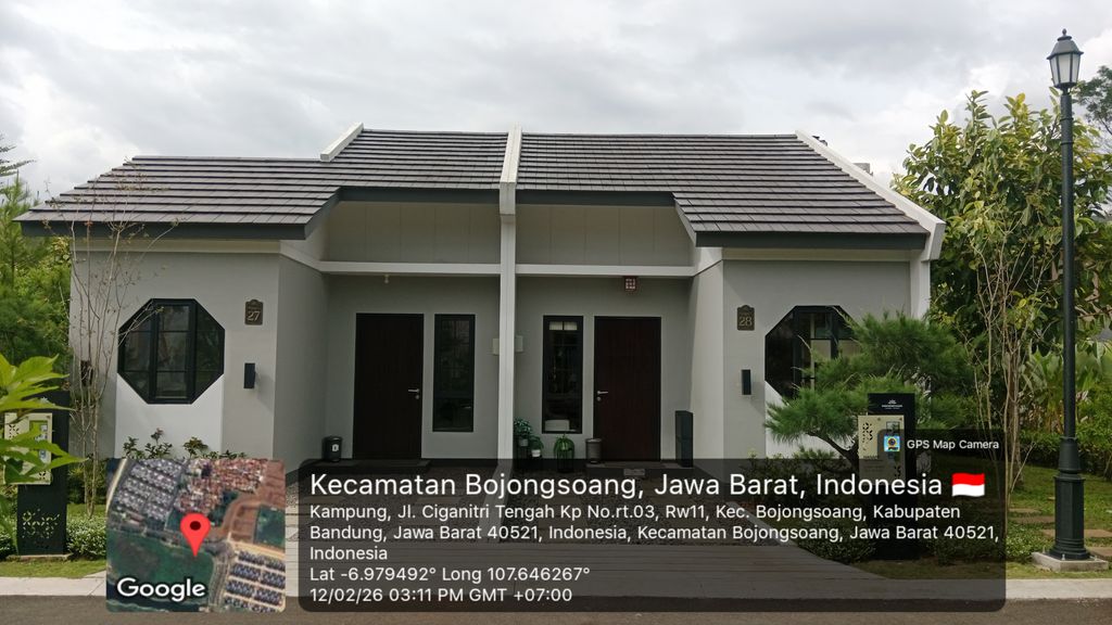 foto contoh rumah perumahan Podomoro Park Bandung (PATRAGRIYA)