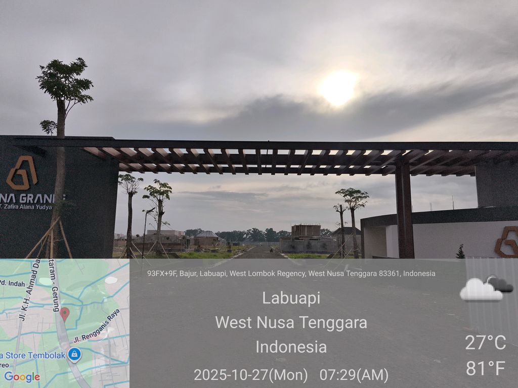 foto posisi tengah perumahan ALANA GRANDE Tahap I