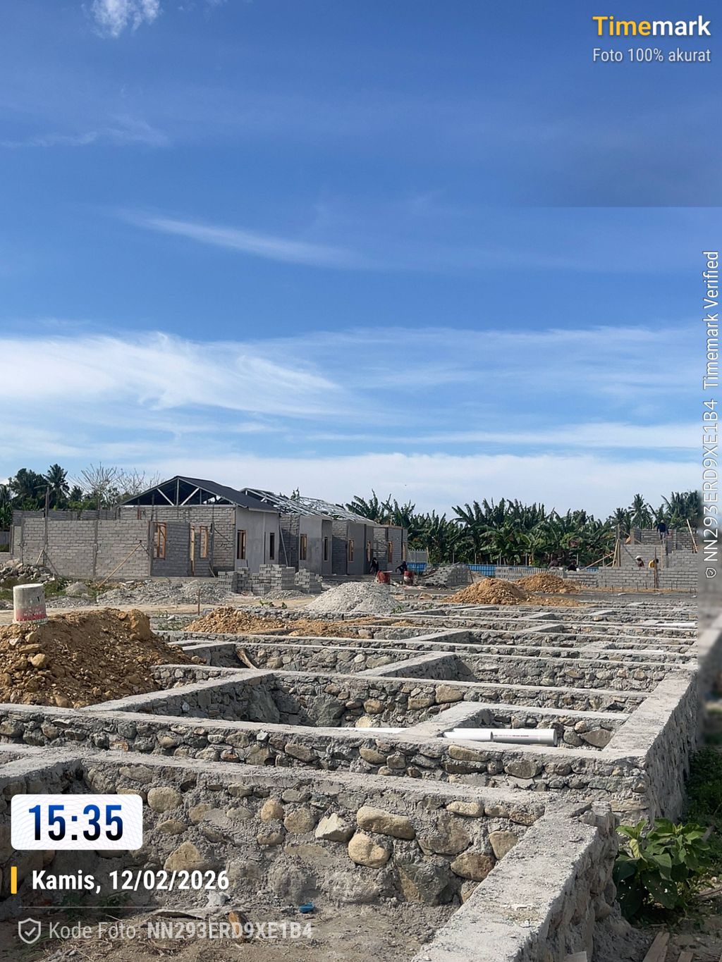foto posisi tengah perumahan MLP BLOK L TAHAP II