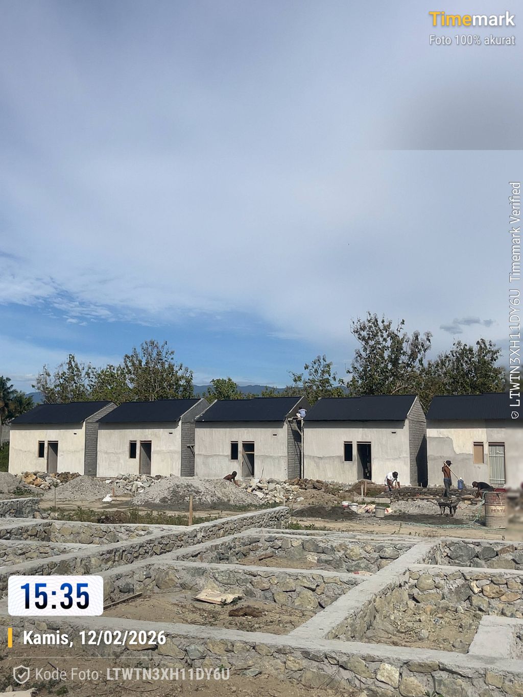 foto contoh rumah perumahan MLP BLOK L TAHAP II
