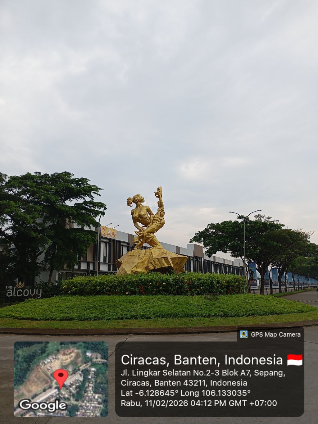 foto posisi tengah perumahan CITRALAND PURI SERANG/KAYANA III