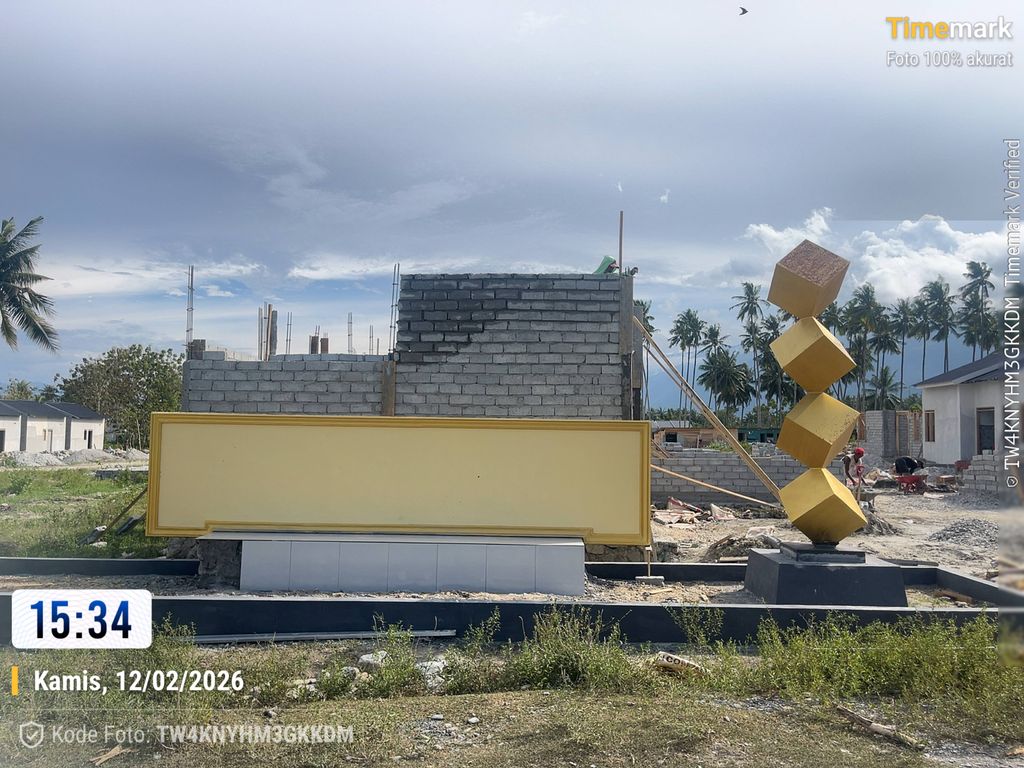 foto gerbang perumahan MLP BLOK L TAHAP II