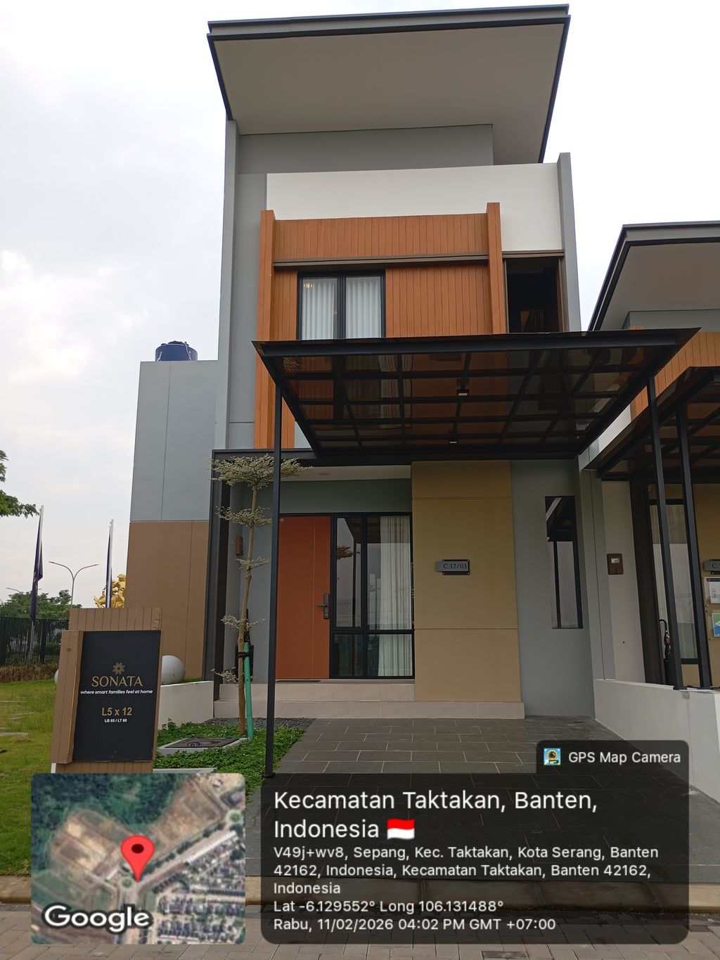 foto contoh rumah perumahan CITRALAND PURI SERANG/KAYANA III