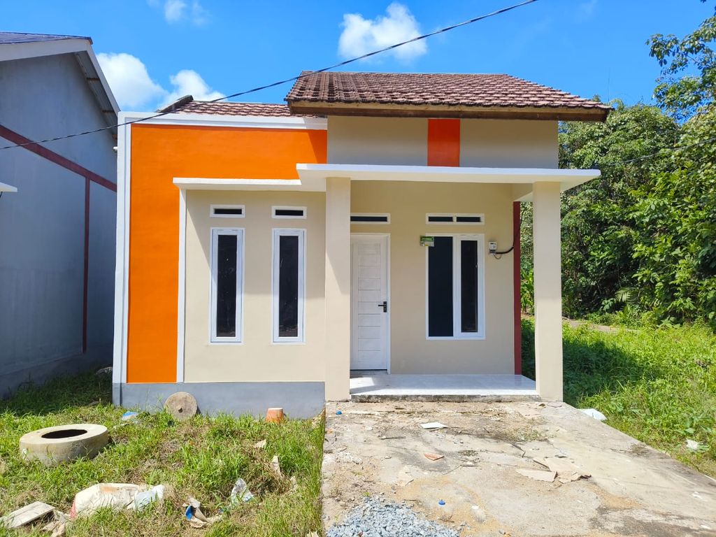 foto tampak rumah tipe 36 perumahan MANDIRI RESIDENCE 2