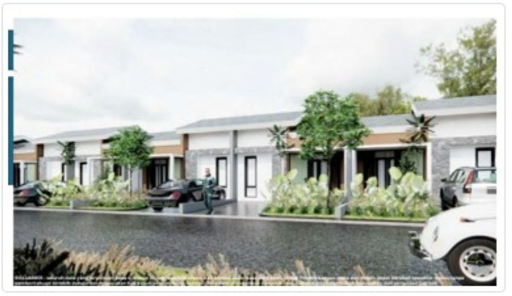 foto tampak rumah tipe 27/60 perumahan DARU CAPITAL