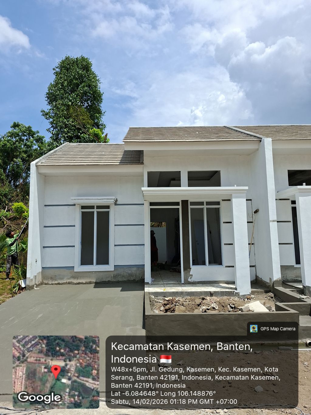 foto posisi tengah perumahan PESONA KAHURIPAN 17