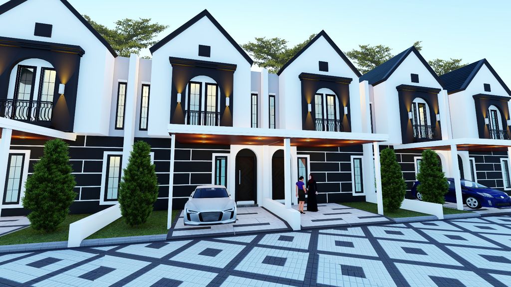 foto tampak rumah tipe 64 (B10) perumahan PROBOLINGGO LAND