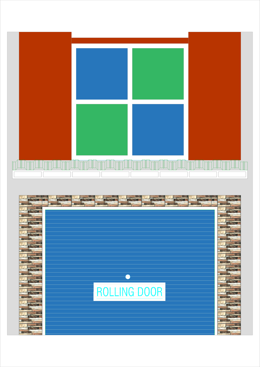 foto tampak rumah tipe RM-4 (2026) perumahan Kepuren Residence (Kepuren)