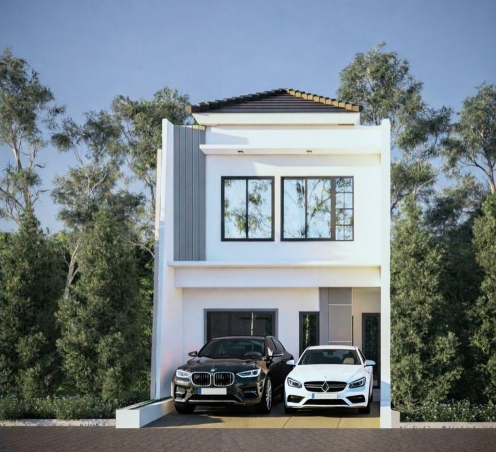 foto tampak rumah tipe 60/66 perumahan SAKURA VILLAGE 2