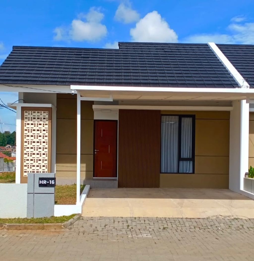foto tampak rumah tipe 42/157 perumahan GREEN HARMONI RESIDENCE
