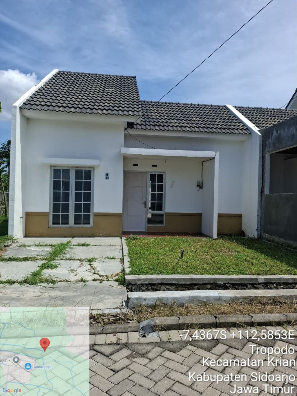 foto tampak rumah tipe Osaka perumahan THE QUALITY HARMONY