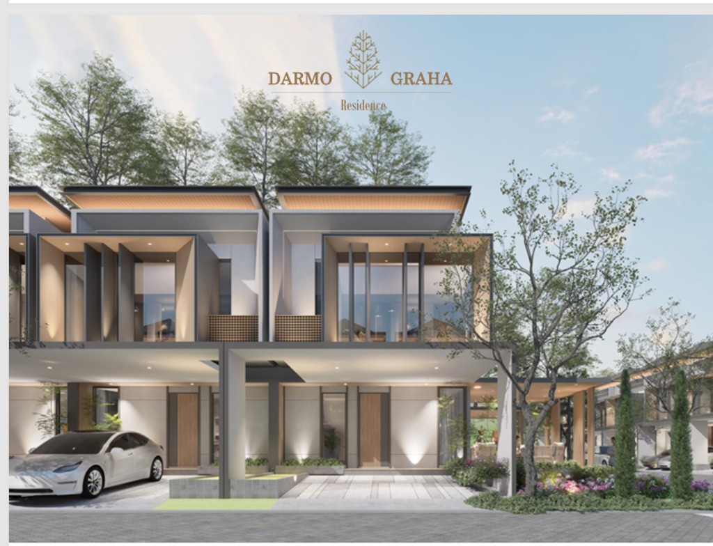 foto tampak rumah tipe BERNADO perumahan DARMO GRAHA RESIDENCE (TAHAP 2)