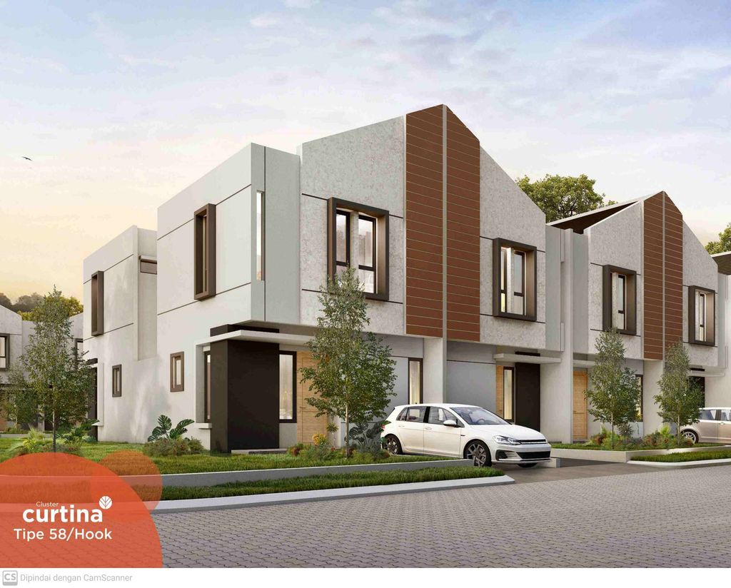 foto tampak rumah tipe 58/HOOK perumahan TERA DAMAI