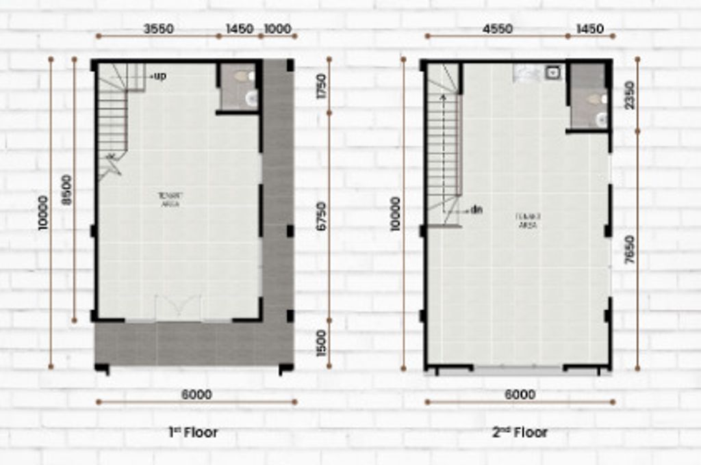 foto denah rumah tipe IL LAGO GRANDE BLOK I/08 perumahan IL LAGO GRANDE