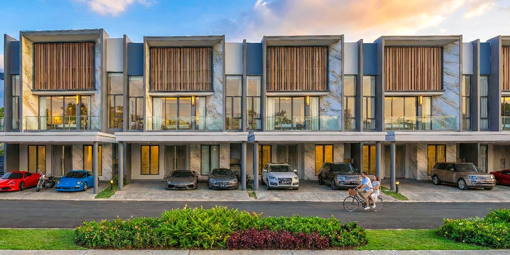 foto tampak rumah tipe DURHAM perumahan ROYAL TAJUR RESIDENCE, CLUSTER DUNSTER