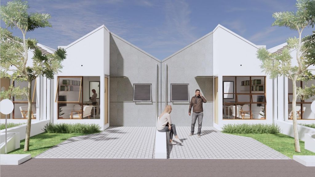 foto tampak rumah tipe SG G-18 perumahan Rancaekek Permai 2