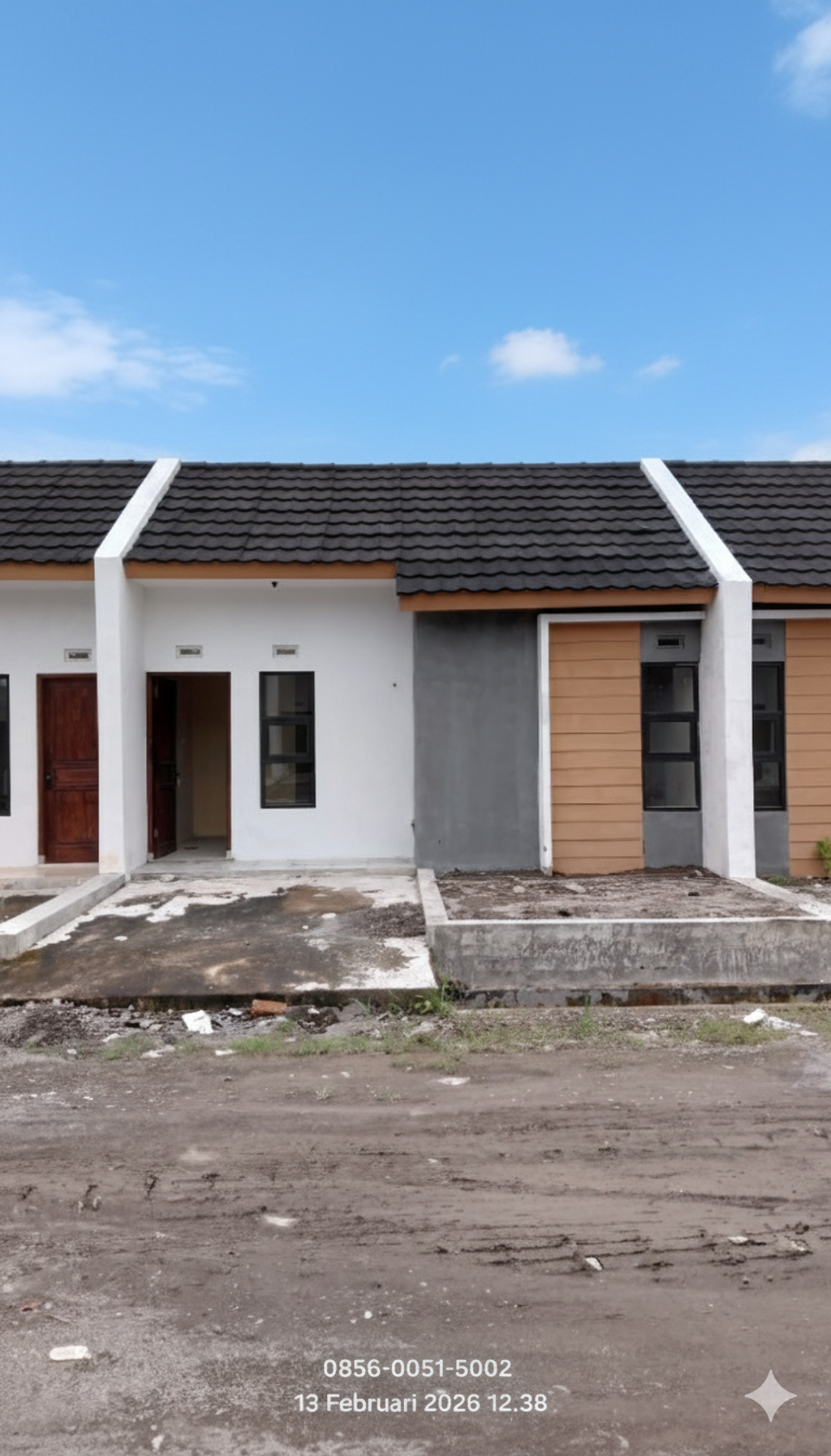 foto tampak rumah tipe 30/60 perumahan GRHA NUSANTARA KUNCEN