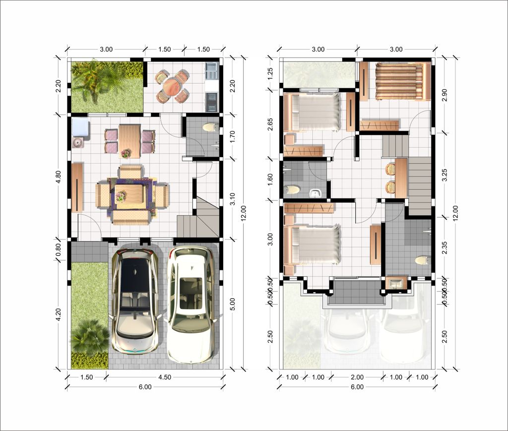 foto denah rumah tipe SEDONA perumahan GRAND AMARTHA SAFIRA