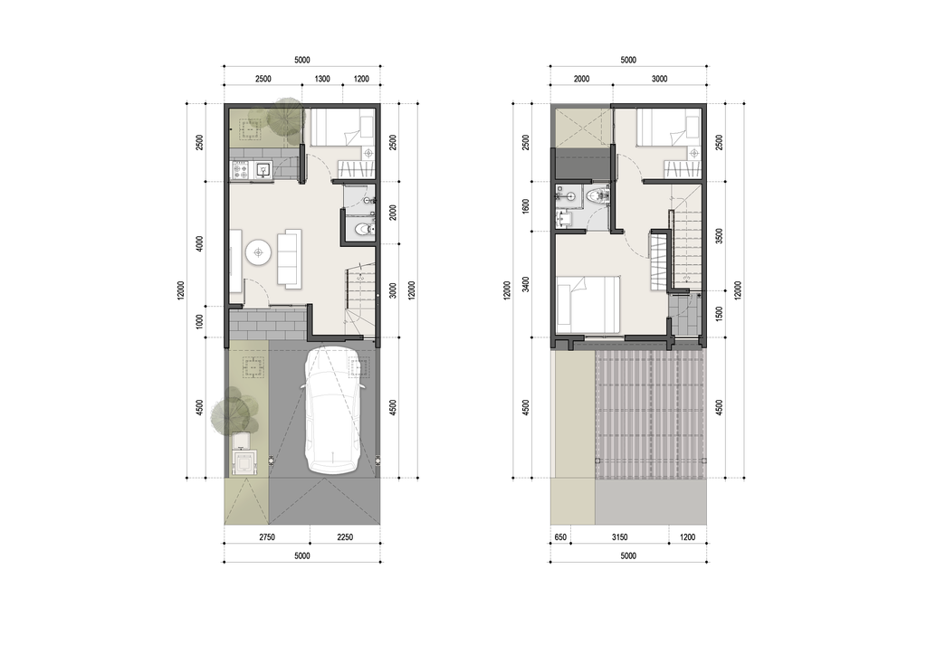 foto denah rumah tipe SONATA perumahan CITRALAND PURI SERANG/KAYANA III