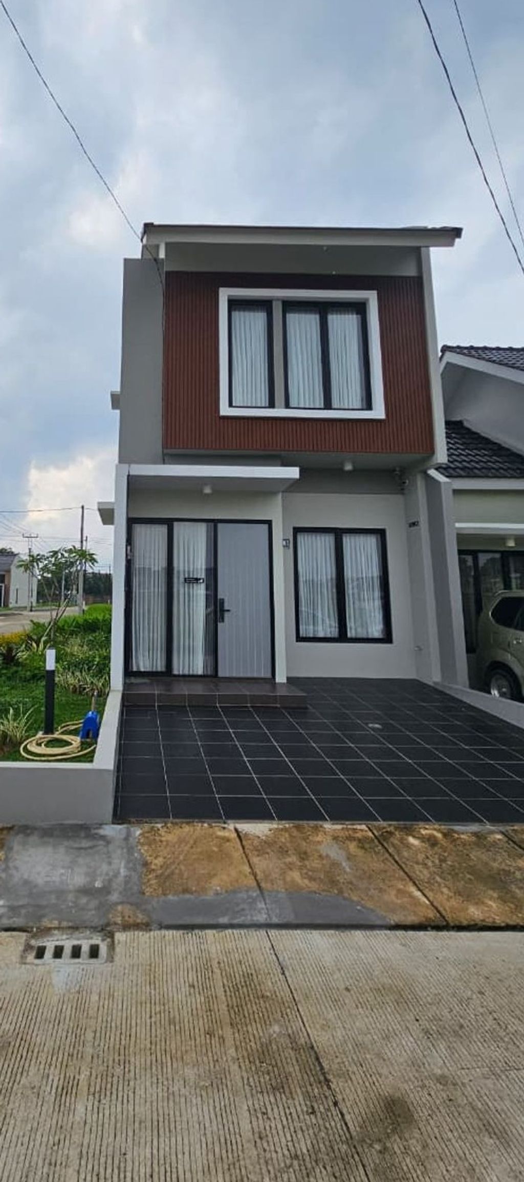 foto tampak rumah tipe AQUAMARINE 60/95 perumahan PERUMAHAN PERMATA CIMANGGIS THP 3