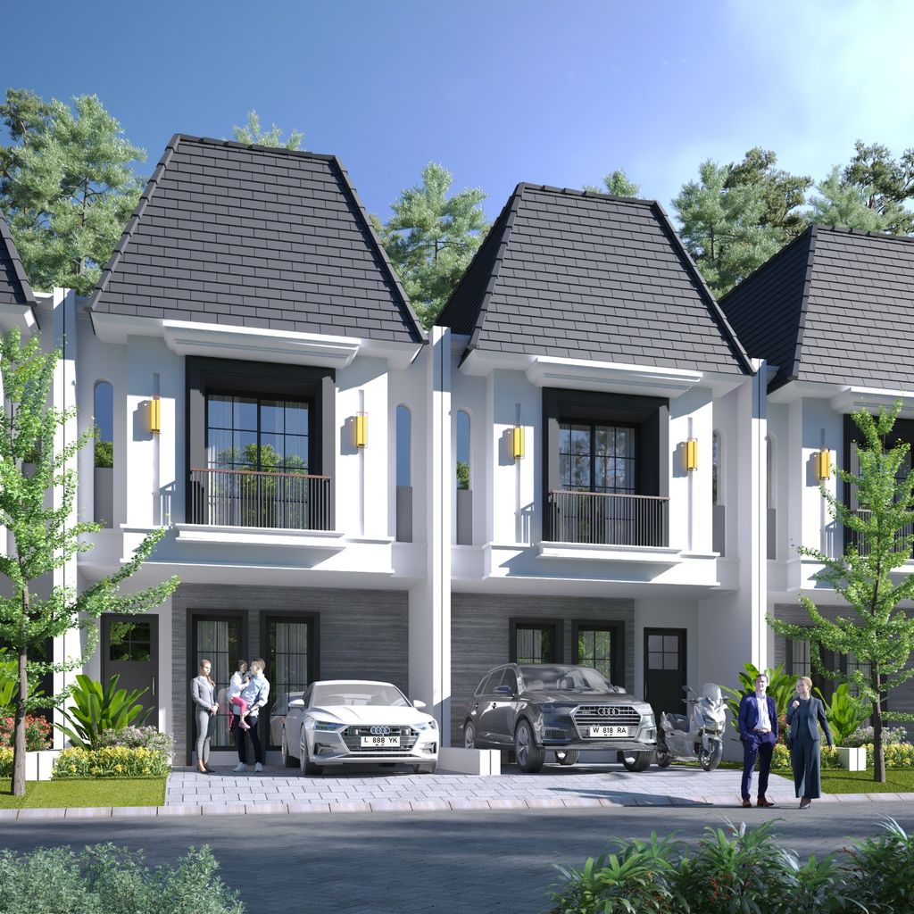 foto tampak rumah tipe SEDONA perumahan GRAND AMARTHA SAFIRA