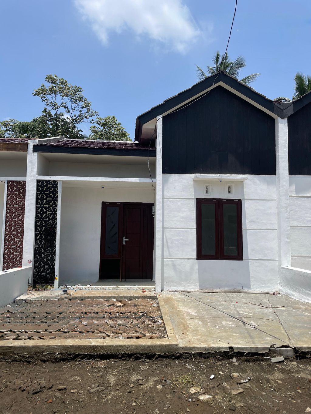 foto tampak rumah tipe 30 perumahan Telaga Asri Residence 2 Perluasan I