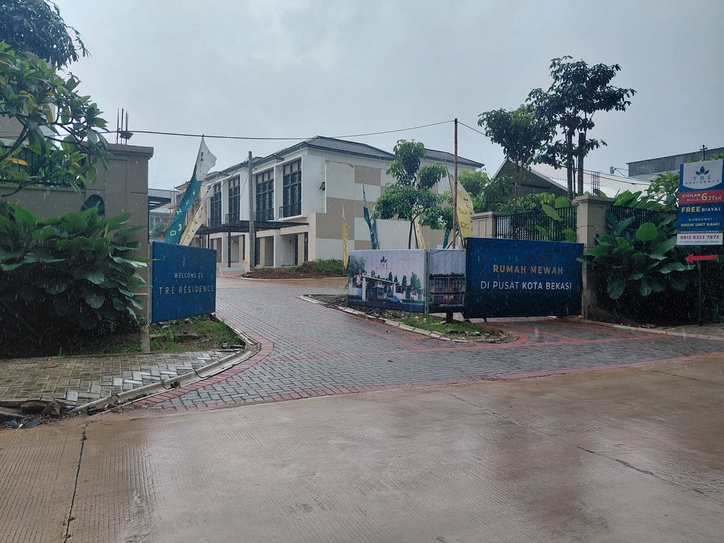 foto gerbang perumahan TRE RESIDENCE