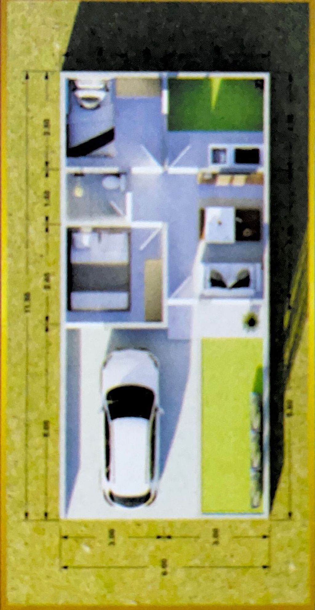 foto denah rumah tipe 30 perumahan GADING TUTUKA RESIDENCE kirana