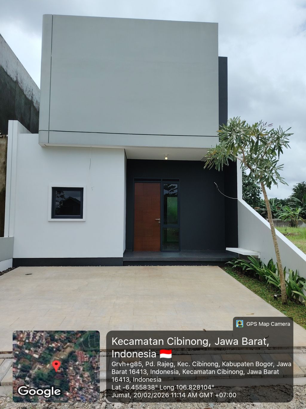 foto tampak rumah tipe 36 perumahan Jatimulya Eco Townhouse 3